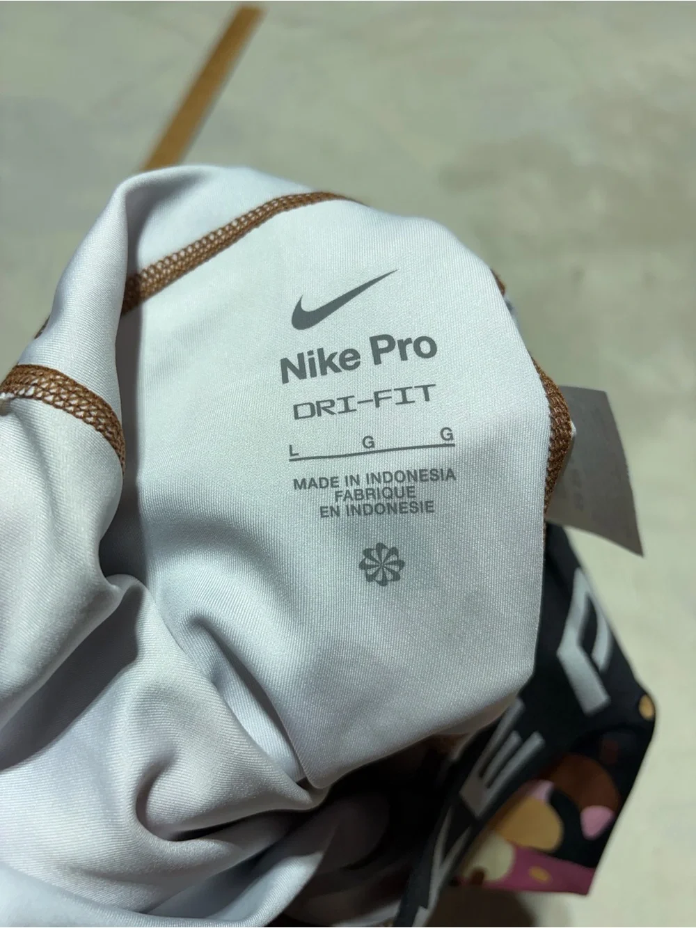 Nike Pro Multicolor ice cream Compression Shorts large
